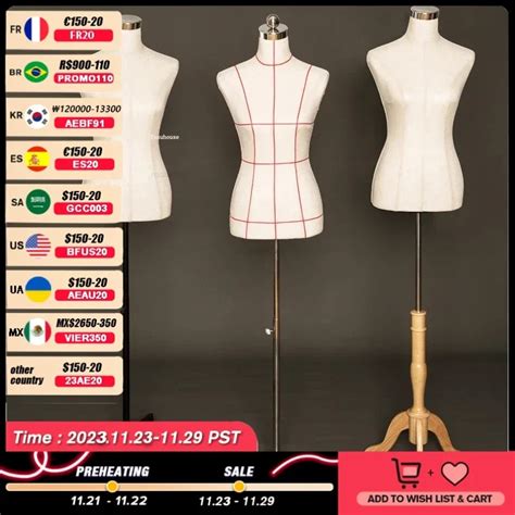 seamstress mannequin for sale|full body seamstress mannequin.